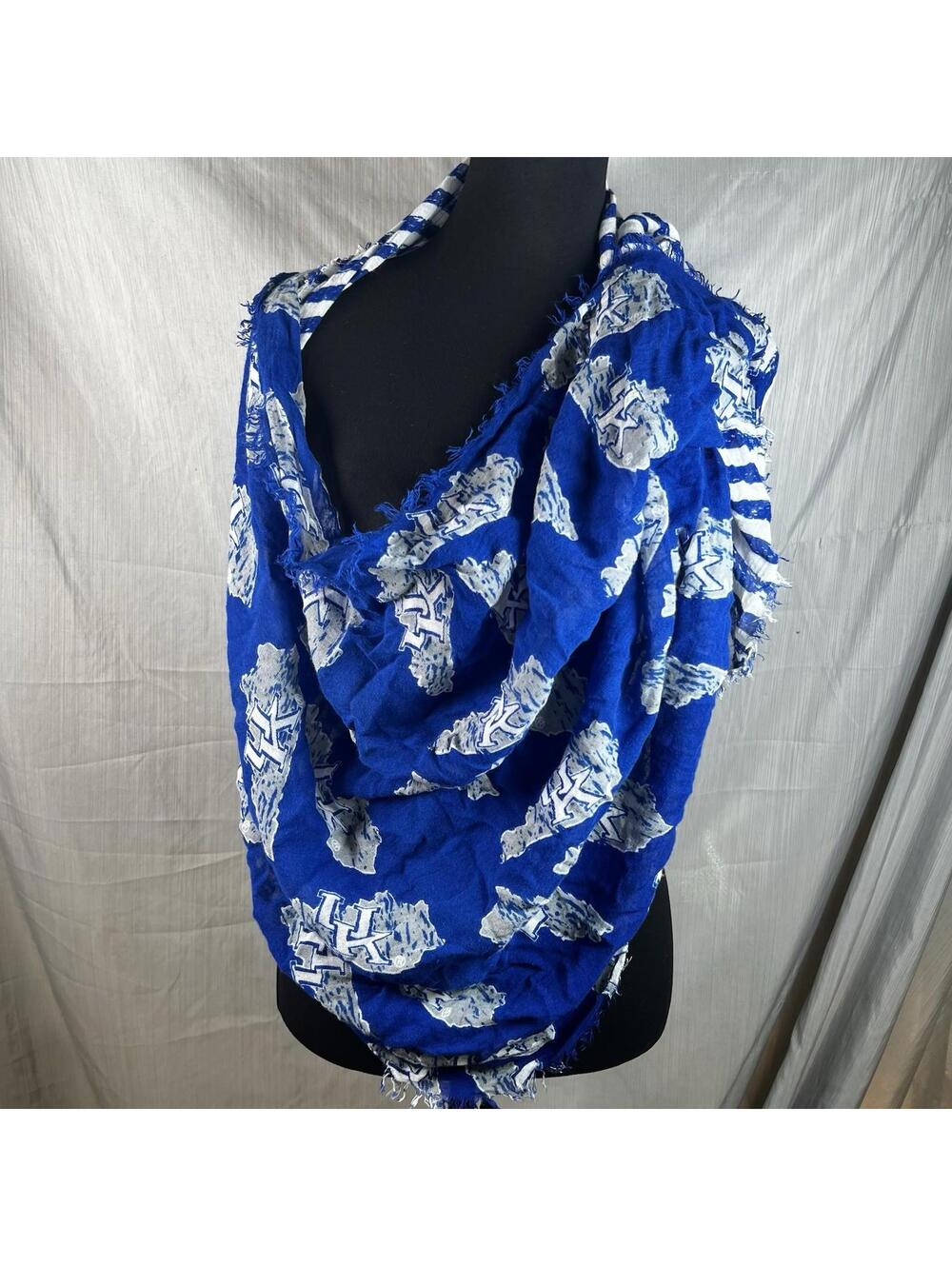 NCAA University Of Kentucky Wildcats Striped Infinity Scarf Zoozats GO CATS!!!